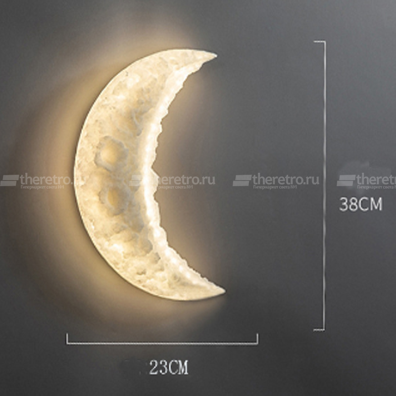 Настенный светильник MOON Месяц A 38 см фото 2 Настенный светильник MOON Месяц A 38 см фото 2