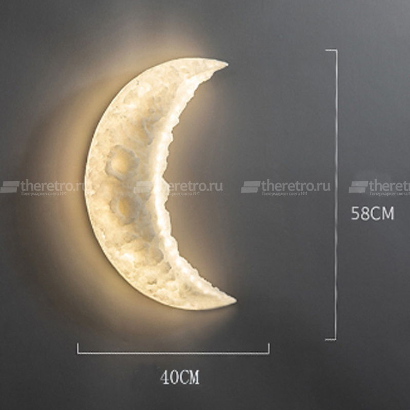 Настенный светильник MOON Месяц A 38 см фото 3 Настенный светильник MOON Месяц A 38 см фото 3