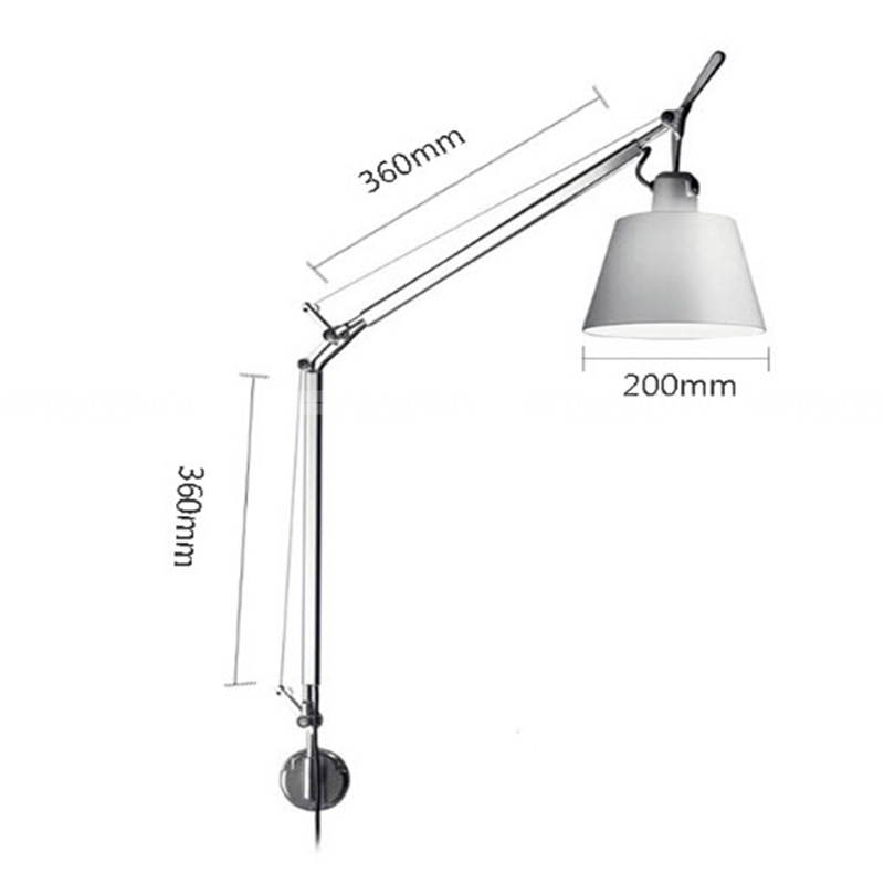 Бра Artemide Tolomeo Mega Wall фото 3 Бра Artemide Tolomeo Mega Wall фото 3