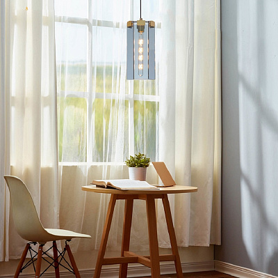 Люстра Gray Glass Pendant Lamp фото 9