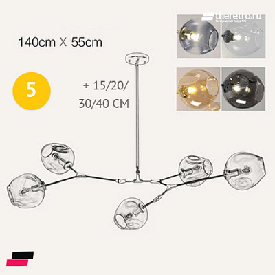 Lindsey Adelman Branching Bubble Chandelier фото 9