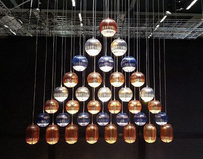 Tom Dixon Fin Light Round Золотой фото 9