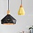 Светильники в скандинавском стиле с прорезным геометрическим узором 30 см  Черный фото 21