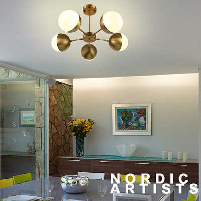 Подвесной светильник Copper Light Chandelier 5 фото 4