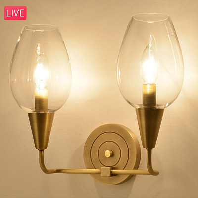 Бра VIOLA WALL Lamp Double Голубой фото 11