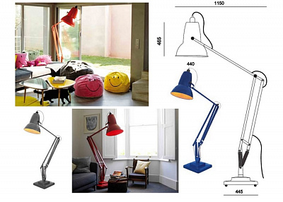 Anglepoise Giant 1227 Floor Lamp Белый фото 7