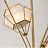 Геометрическая люстра в форме кристаллов DIAMOND CH 6 плафонов Золотой фото 5