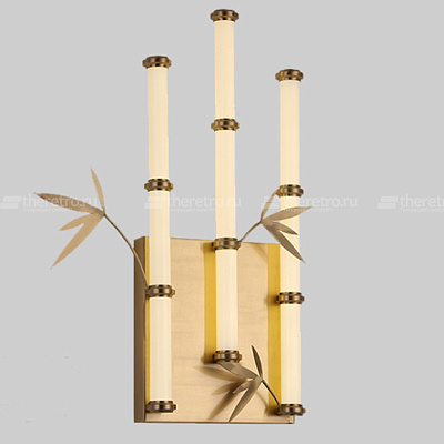 Настенный светильник в японском стиле Бамбук Japanese Style Bamboo Wall Lamp-2 фото 17