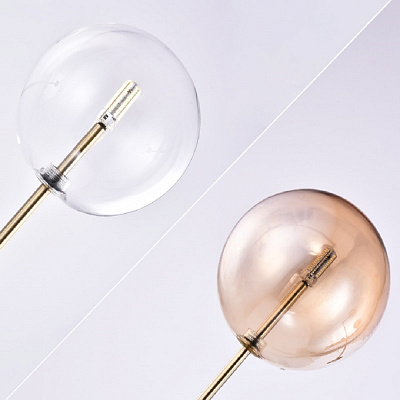 Подвесной светильник Globe Mobile 3 brass Прозрачный фото 8