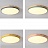 Цветные плоские светодиодные светильники в эко стиле DISC DH 48 см  Желтый фото 24
