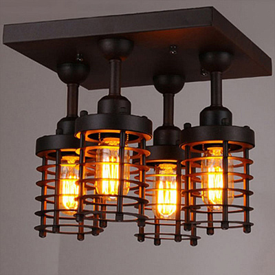 Industrial Edison Squad Lamp фото 5