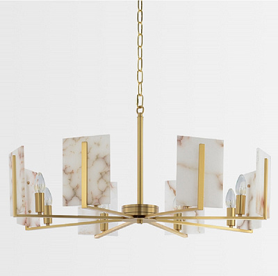 Подвесной светильник Marble square Chandelier фото 5