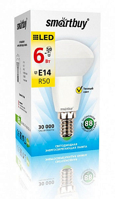 Светодиодная лампа R50, E14 6 Вт Холодный свет фото 3