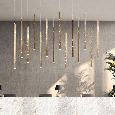 Flute Lineal Chandelier фото 4