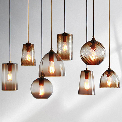 Светильники GLASS COLLECTION ГолубойA фото 7