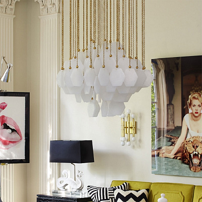 Люстра VIENNA LARGE by Jonathan Adler Серебро (Хром) фото 6