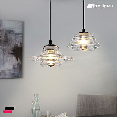 Подвесной светильник Pressed Glass Tube A фото 8