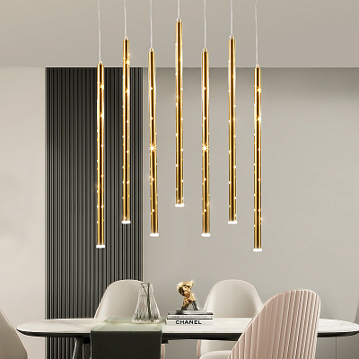 Flute Lineal Chandelier фото 5