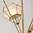 Геометрическая люстра в форме кристаллов DIAMOND CH 6 плафонов Золотой фото 9