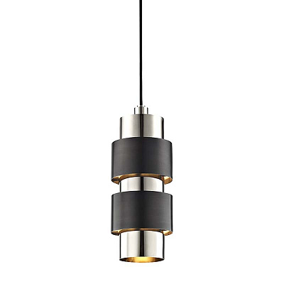 Подвесной светильник Hudson Valley 9422 Cyrus 2 Light Pendant In Aged Никель  фото 1