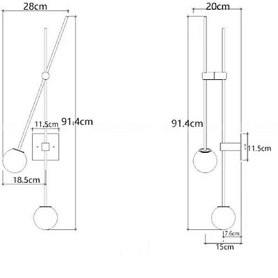 Настенный светильник Tempo Sconce фото 8