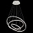 Подвесной светильник TOCCATA на 3 кольца 70 см  Черный фото 13