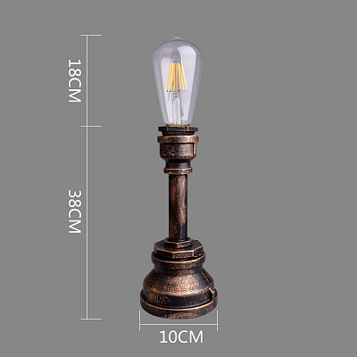 Vintage Edison Lamp Single фото 7