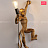 Настенный светильник Seletti Monkey Lamp Золотой A2 фото 8