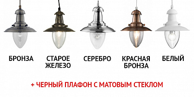 Loft Alloy Lamp 40 см  Серебро (Хром) фото 6
