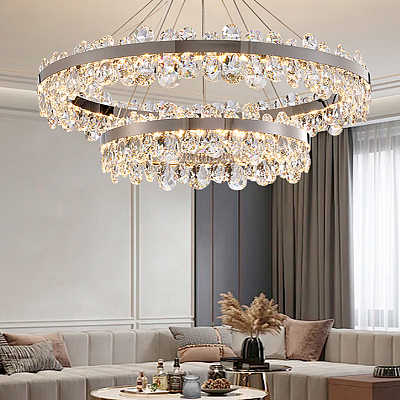 Кольцевые люстры и светильники RITZY фото 12