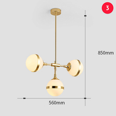 Светильники с шарообразными плафонами фото 8