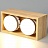 Накладной светодиодный светильник с деревянным корпусом фото 11