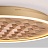 Современный светодиодный светильник из дерева в эко стиле HONEY 60 см  Золотой Бежевый фото 3