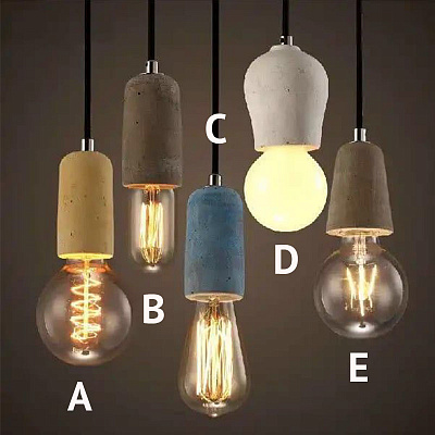 Pendant set concrete A фото 3