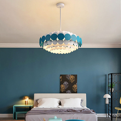 Люстра Doria Leuchten hanging lamp 50 см   Черный фото 22