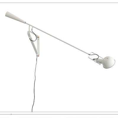Светильник настенный 265 1970s wall lamp by Paolo Rizzatto Белый 150 см  фото 6