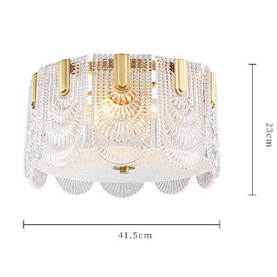 Потолочная люстра Art Deco Murano Kaiser Leuchten CEILING lamp 45 см   фото 4