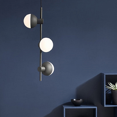 Люстра FRANDSEN CPH Fabian Vertical Chandelier Matte Black фото 4
