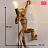 Настенный светильник Seletti Monkey Lamp Золотой A2 фото 4