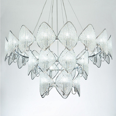 Ritz Crystall Leaf Chandelier  фото 1