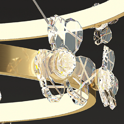 Кольцевые люстры и светильники CAMILIA RING фото 14