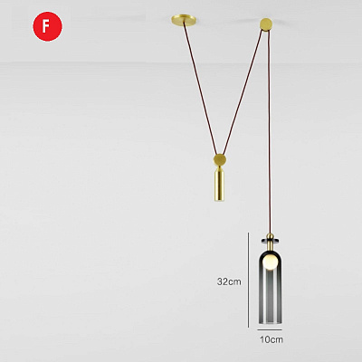 Roll & Hill Shape Up 5-Piece Chandelier V9 фото 8