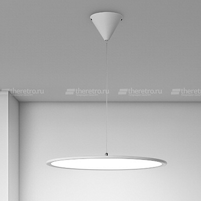Серия подвесных светильников с дисковидной LED-панелью и световой окантовкой по контуру круглого плафона DANIKA фото 17