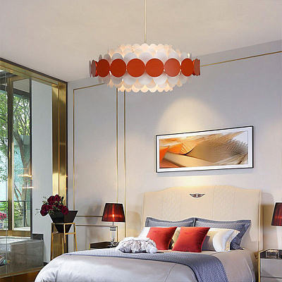 Люстра Doria Leuchten hanging lamp 50 см   Черный фото 15