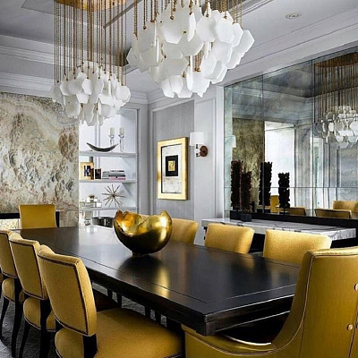 Люстра VIENNA LARGE by Jonathan Adler Серебро (Хром) фото 10