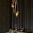 Подвесной светильник с рельефным плафоном и деревянными лианами TUSKET темное дерево 4 лампы фото 16